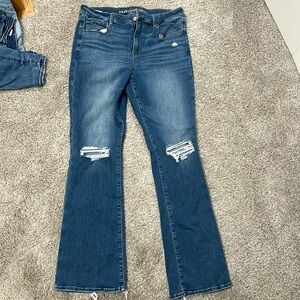 Womens hi rise skinny kick jeans. NWOT